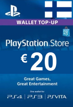 Подарочная карта PlayStation Network 20 евро (Финляндия)