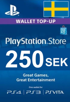 Подарочная карта PlayStation Network 250 шведских крон (Швеция)