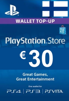 Подарочная карта PlayStation Network 30 евро (Финляндия)