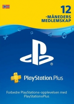 Подарочная карта PlayStation Plus 365 дней (Норвегия)