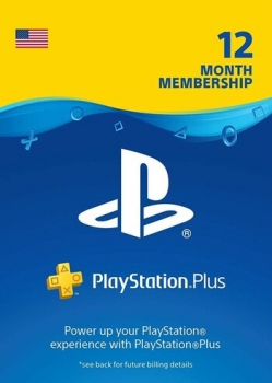 Подарочная карта PlayStation Plus 365 дней [US]