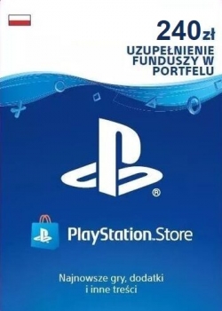 Подарочная карта PlayStation Network 240 злотых (Польша)