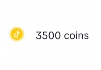 TikTok : 3500 монет