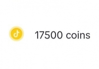 TikTok: 17500 монет