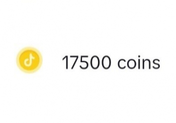 TikTok: 17500 монет