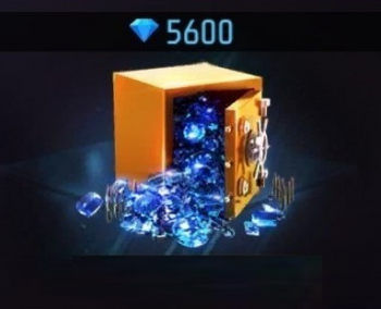 Free Fire MAX: 5600 алмазов