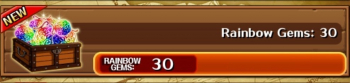 ONE PIECE TREASURE CRUISE: 30 Rainbow Gem