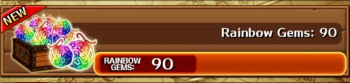 ONE PIECE TREASURE CRUISE: 90 Rainbow Gem