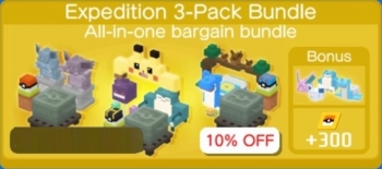 Pokémon Quest : Expedition 3-Pack Вundle