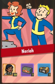 Fallout Shelter Online : Best Vaule Pack (Neriah)