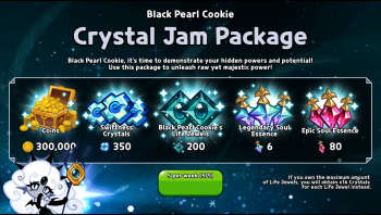 Cookie Run: Kingdom  : Black Pearl Cookie I (Сrystal Jam Package)