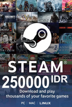 Подарочная карта Steam 250000 индонезийских рупий (Индонезия)