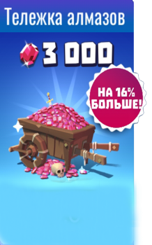 Knighthood: Тележка алмазов (3000 алмазов)