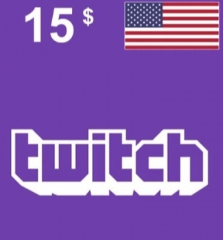  Подарочная карта Twitch 15 долларов США [US]