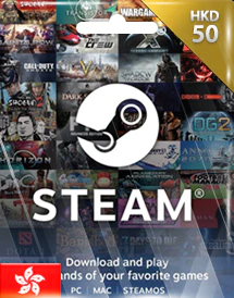 Подарочная карта Steam 50 гонконгских долларов (Гонконг)