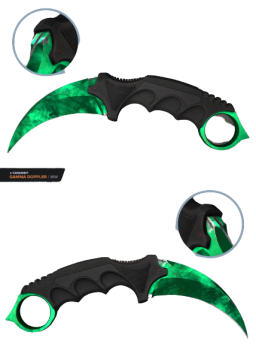 ★ KARAMBIT | Gamma Doppler Emerald 